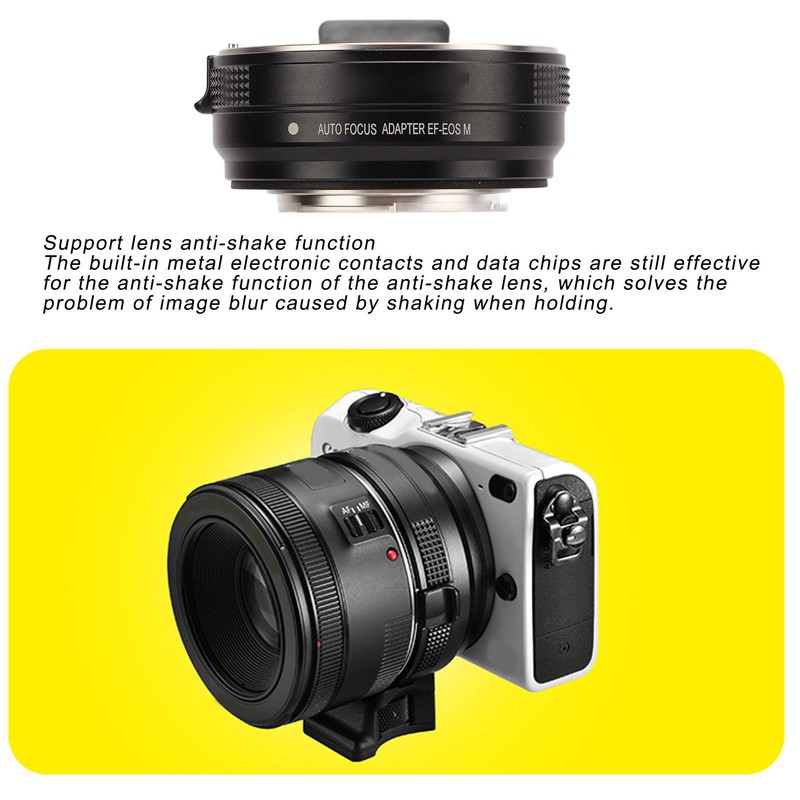 Auto Focus Lens Mount Adapter Waterproof EF Mount Lens Adapter
