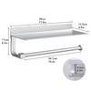 GRICOL Kitchen Roll Holder No Drilling Roll Holder Kitchen with