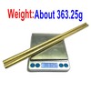 2PCS ZQToday Solid Brass Rods 3/8 x 12 Inch Brass