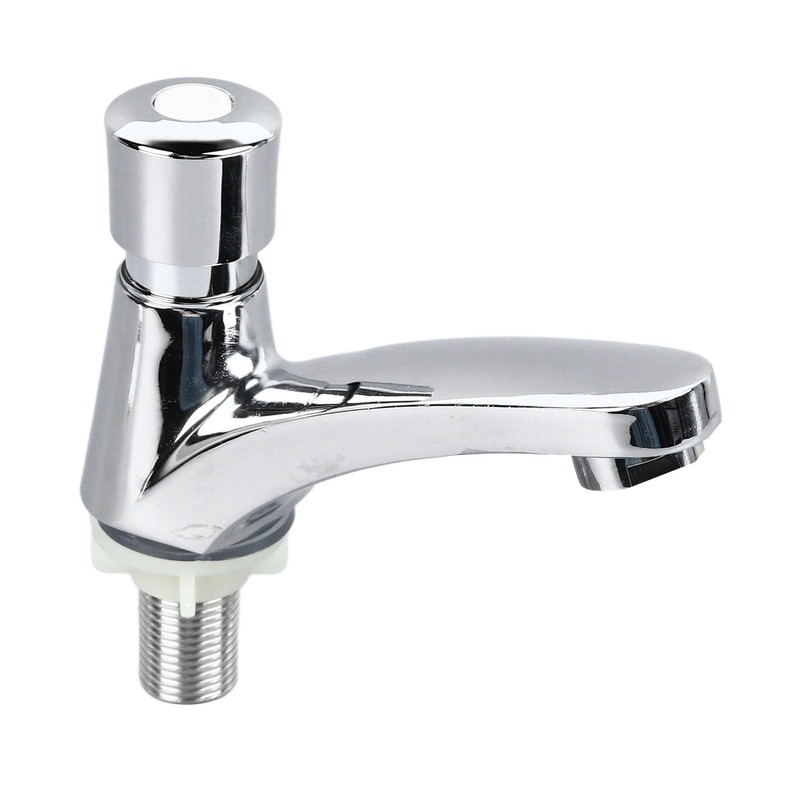 Basin Sink Faucet Push Button Design Water Saving Rugged Reliable