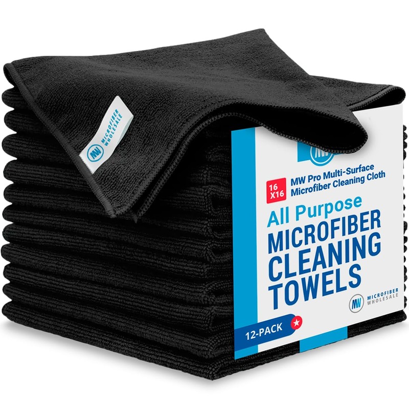 MW Pro Multi-Surface Microfiber Towel – 12 Pack | Premium