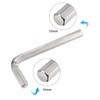 uxcell 10mm Hex Key Wrench, L Shaped CR-V Repairing Tool