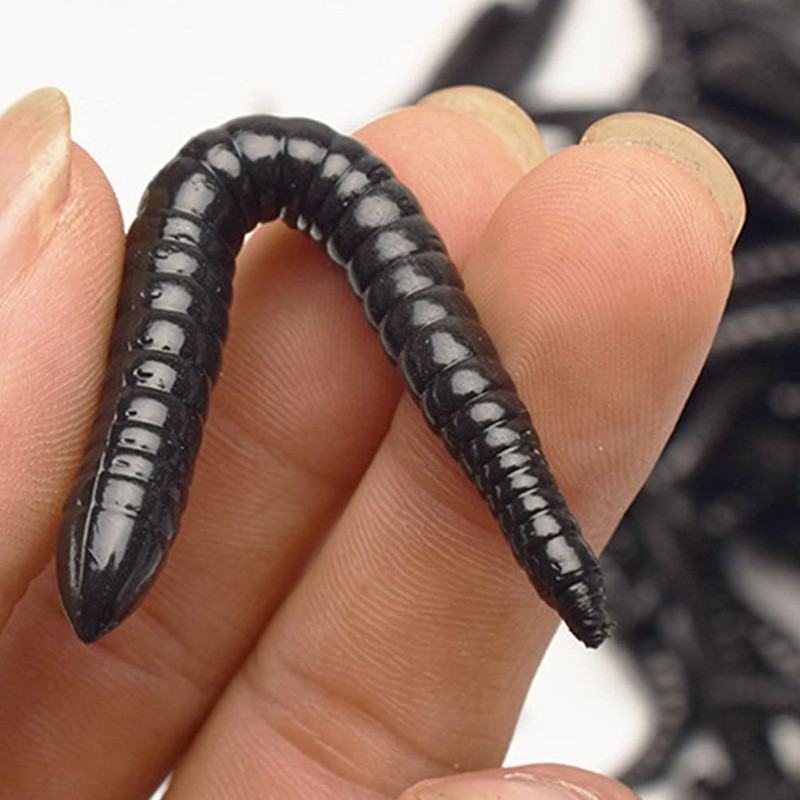 Worms 30pcs Earthworms Maggot Figure Joke Toys for Halloween Decorations