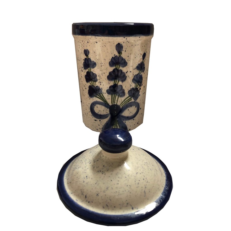 Lavender Blue Design Garlic Goalkeeper Pot (No 9 Lavender Blue