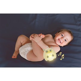 Clementoni Baby for You – Twinkle Twinkle Little Sheep Nachtlicht für Kinder, erstes Kindheitsspiel ab 0 Monaten+, Schaf mit Licht und beruhigenden Geräuschen, Unterstützung für einen ruhigen Schlaf