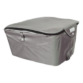 MARUTO BCR-2800 Extra Large Rear Basket, 2-Tier Back Basket Cover, Large Size, Gray