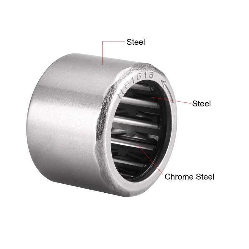 sourcing map Needle Bearings Disposable Clutch Bearing 16 mm Bore