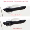 Boltry ABS Exterior Door Handle Cover Decoration & Door Bowl