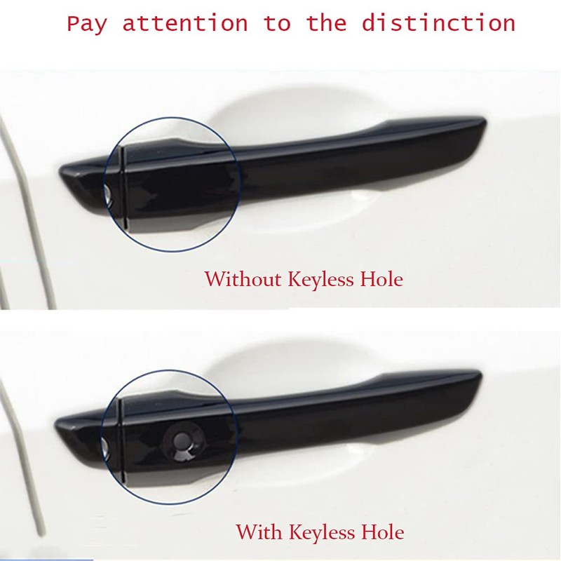 Boltry ABS Exterior Door Handle Cover Decoration & Door Bowl