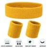 Yolev 3-Piece Athletic Sweatband Set for Sports - Headband and