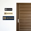 Signs ByLITA Basic - Letrero unisex para baño (azul) -