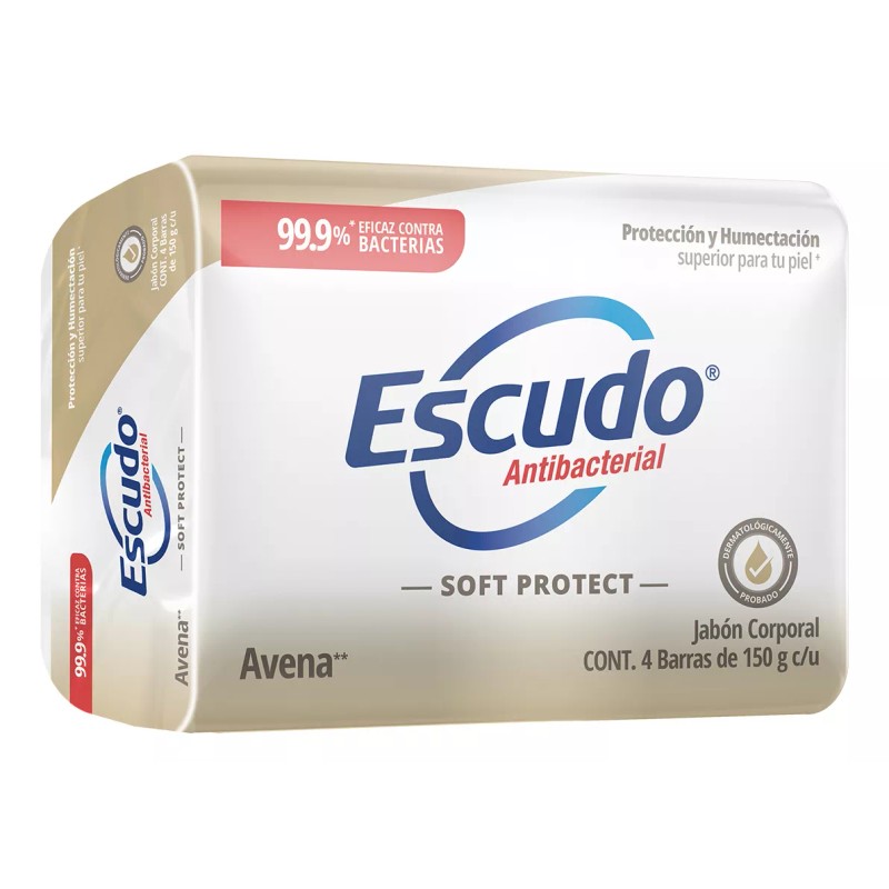 Escudo Jabones en barra Escudo Soft Protect avena 150gr 4