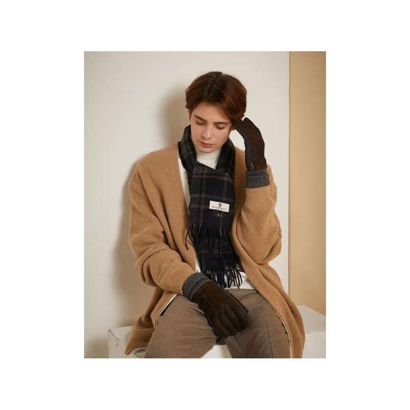 Daks (신세계강남점)DCGV0F172W2 남성장갑 브라운 염소가죽 스웨이드 스마트폰터치 장갑 (Shinsegae Gangnam)