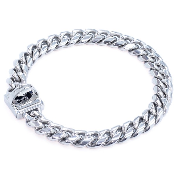 QICHENMAO Heavy Duty Cuban Link Chain Dog Collars 15MM Gold/Silver