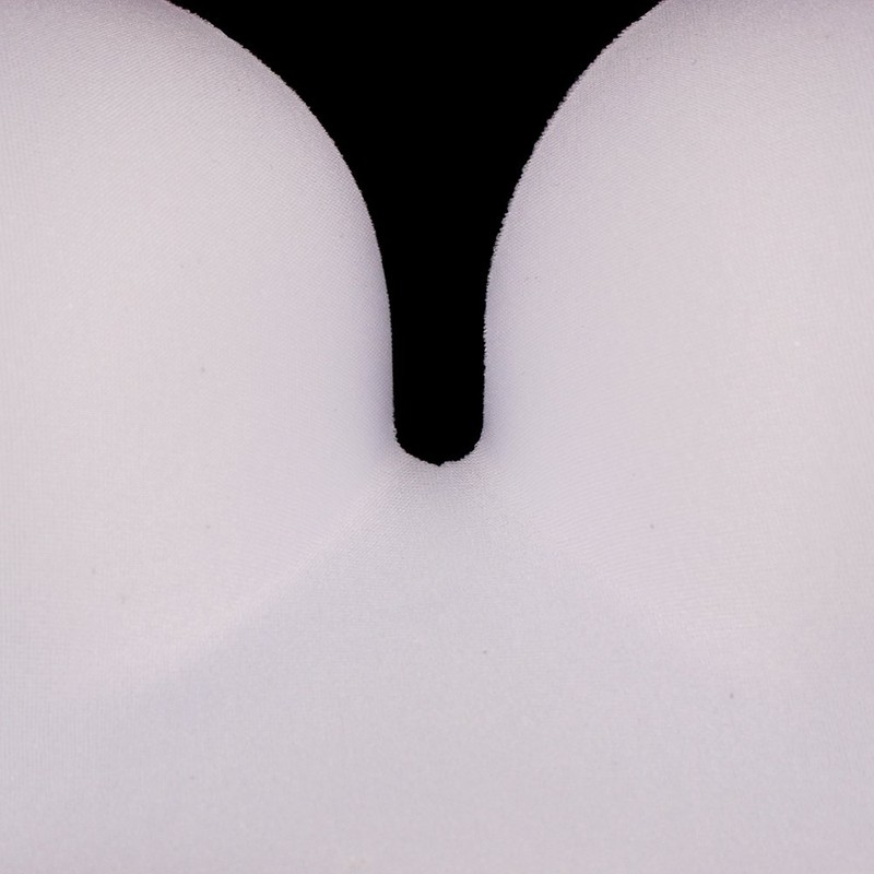 2piece White Bra Cup Chest Pads Sewing in Bra Cup