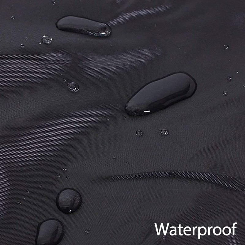 YardJoyliz 2pcs Waterproof Protective Teeter-Totter Home Seesaw Seat Cover, Black,