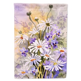 Caroline's Treasures BMBO0115GF Daisies by Maureen Bonfield Garden Flag Mailbox Flag Decorative Yard Flag Banner Outside Patio Artwork Yard Flower Beds, Garden Size, Multicolor