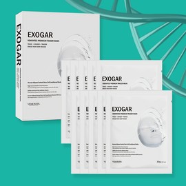 Bemontes Exoga Tracer Moisturizing Anti-Aging Sensitive Lifting Elasticity Mask 5 sheets + SM-0 pouch / 베몽테스 엑소가 트레이저 보습 안티에이징 민감성 리프팅 탄력 마스크 5매입+SM-0파우치
