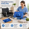 Adjustable Wheelchair Seat Cushion with Positioning Limiter – Pressure-Relief Elastic
