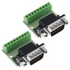 eMagTech 2 x DB9 Breakout Board 9 Pin 2 Row
