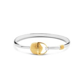 Michael's Jewelers-Provincetown Nantucket Basket Bracelet 925 Sterling silver-Rhodium Gold Nantucket Basket (6.5)