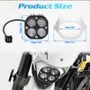 URLWALL Upgraded Headlight for Sur Ron Ultra Bee, Plug N