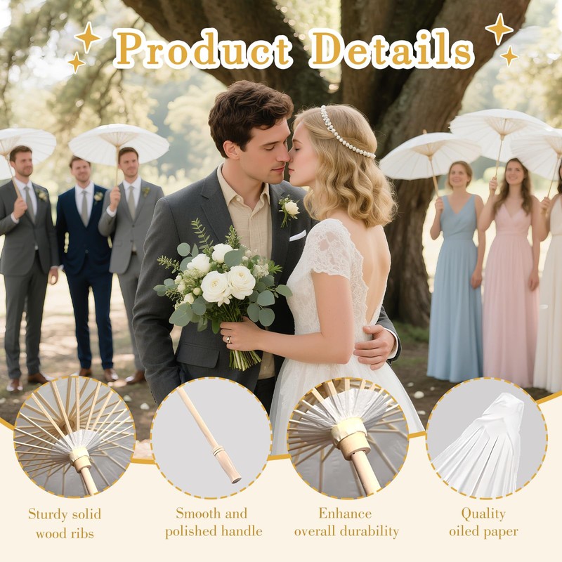 Decor Parasol for Wedding, Bridal Shower & Parties - 33