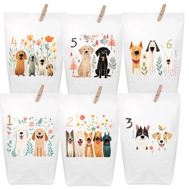 Dog Advent Calendar 2024 to Fill - 24 Beautiful Printed Bags, No Hours of Crafts Needed! For Advent and Christmas Season