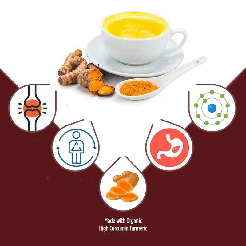 Turmeric Curcumin with Black Pepper Powder 227g (8oz) - Instant