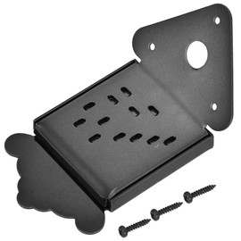 Mandolin Cable Pull Board Bend Type Steel Exquisite Musical Instrument Accessories(QB09 Noir sans motif )