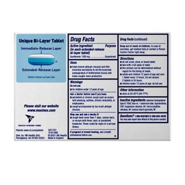 1200 mg Mucinex 12 Hr Max Strength chest Congestion Expectorant Tablets 56 count, #1