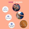 Sparkbudz-Two Person Zipper Earphones Built into one. Individual Volume Controls