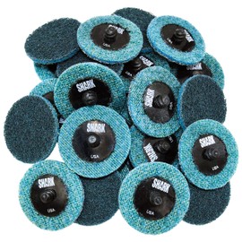 Shark Industries 624TB 2" Fine Blue Surface Conditioning-25 Pk
