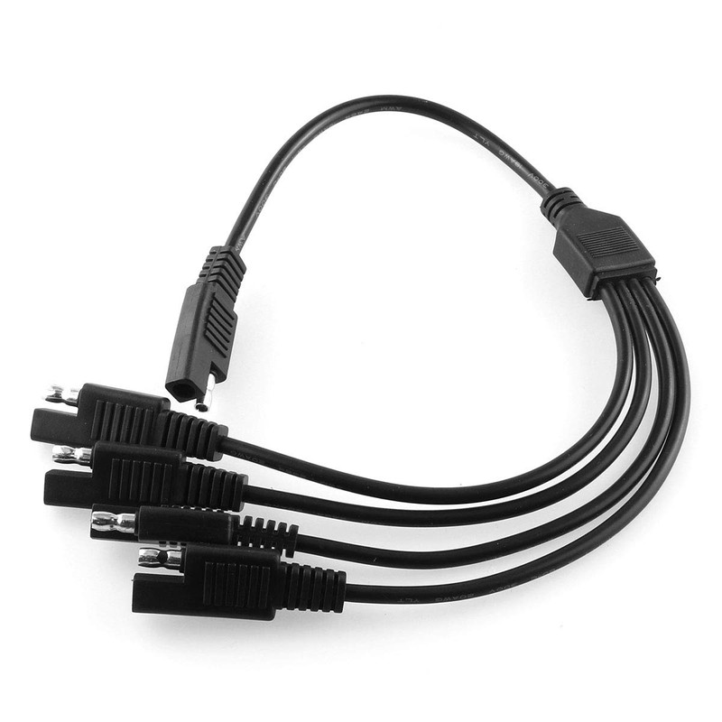 DGZZI SAE Power Extension Cable 40cm 18AWG Y Splitter 1
