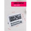 Digital Multifunction Timer with Clock, 10 Preset Alarms, Countup &