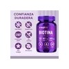 Biotina y Colágeno Hidrolizado, Cápsulas para Cabello, Piel y Uñas,