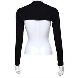 nadamuSun Bolero Shrug Anti-UV Golf Cooling Scarf Arm Sleeve Sun Protection Breathable & Comfortable for Women Golf & Outdoor Sports, black