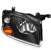 LBRST Headlight Assembly Fit with 2001-2004 Nissan Frontier XE Black