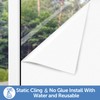 HIDBEA Frosted Window Privacy Film - Non Adhesive Static Cling