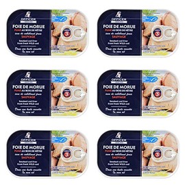 Wild Officer Smoked Cod Liver 120g Pack of 6
