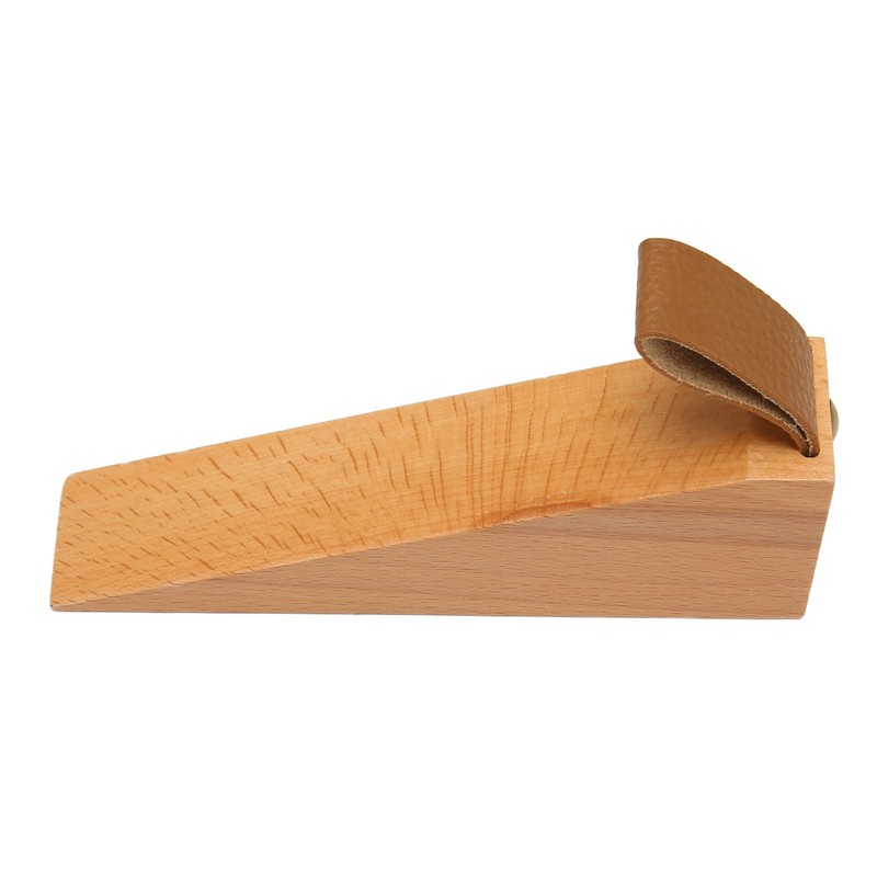6pcs Door Stopper Wedge Polished Glossy Compact Wooden Firefighter Door
