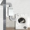 DITKOK Upgraded Galvanized Steel 3-in-1 Multifunction Indoor Dryer Vent Kit,