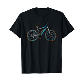 E-bike words in picture cyclist bicycle electric bike T-Shirt