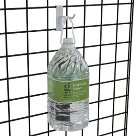 VICTORY DISPLAY & STORE FIXTURE MFG 10" Long Heavy Duty Commercial-Grade Steel Slatwall Panel Hook - Displays Product/Merchandise for Commercial or Home Use (Quantity 50) (50, Black)