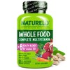 NATURELO Whole Food Multivitamin for Women 50+ (Iron Free) with