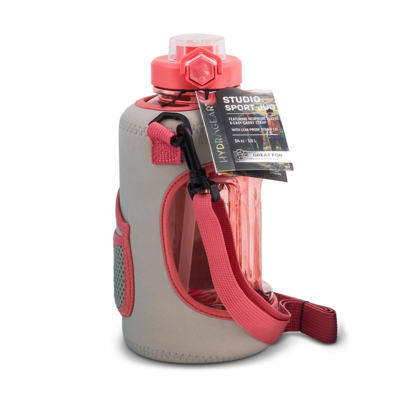 Hydragear Studio Sport Jug with Neopreme Sleave, Easy-Carry Strap, and