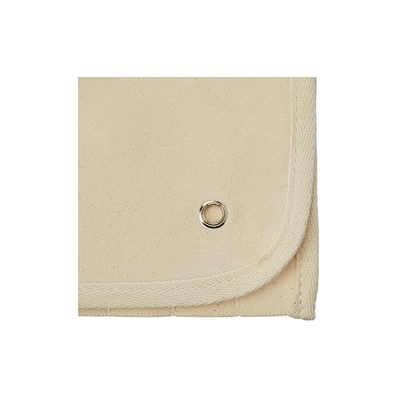 MAPAC Canvas Brush Roll-NATURAL, Fabric, 34x3x18 cm