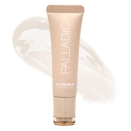 Palladio Palladio Butter Balm - Hydrating Lip Balm with Sheer Tint, Aloe, Peptides, Shea Butter, and Vegan Formulation for Instant Moisture, Shine, and Soothing Lip Care, French Vanilla