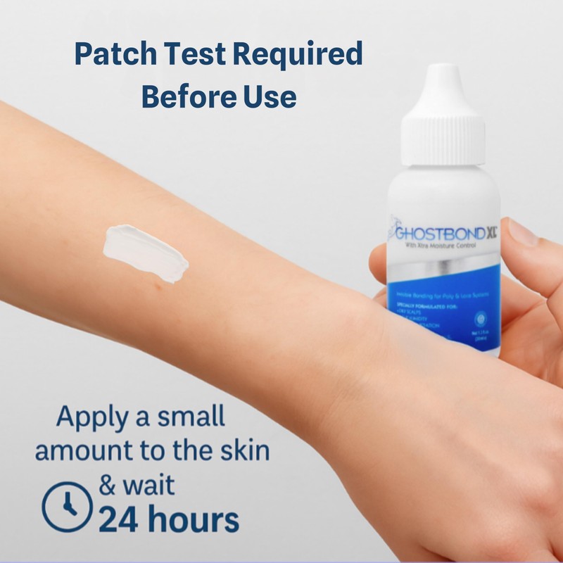 GHOSTBOND XL Hair Replacement Adhesive 1.3oz- Invisible Wig Bonding Glue: