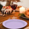 QZYL 50 pcs Party Paper Plates, Disposable Plates Set for